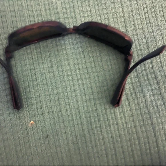 Blue Foldable Sunglasses with UV Protection - Picture 4 of 6